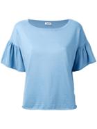 P.a.r.o.s.h. - Classic T-shirt - Women - Cotton - M, Blue, Cotton