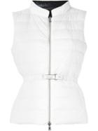 Herno Reversible Puffer Gilet, Women's, Size: 40, White, Polyamide/polyurethane/feather Down