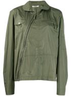 Zilver Button-down Shirt In Bci Cotton - Green