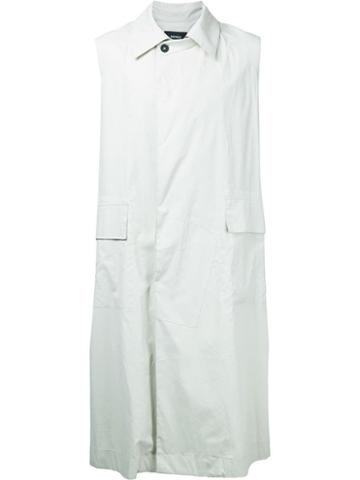 Berthold Sleeveless Midi Coat - Neutrals
