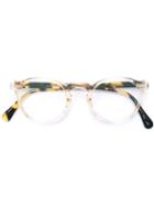 Oliver Peoples 'gregory' Glasses, Nude/neutrals, Acetate