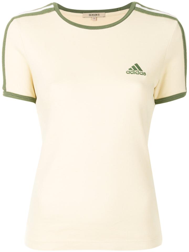 Adidas Yeezy Logo Patch T-shirt - Nude & Neutrals