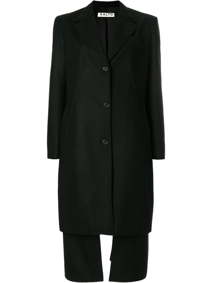 Aalto Tailored Fitted Coat - Black