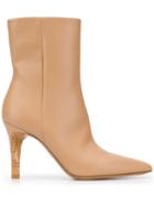 Maison Margiela Pointed-toe Ankle Boots - Neutrals