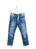 John Galliano Kids Ribbed Knee Jeans, Girl's, Size: 12 Yrs, Blue