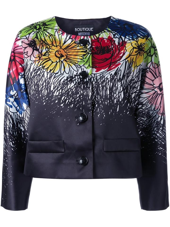Boutique Moschino Floral Print Jacket