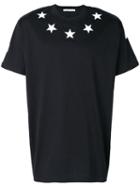 Givenchy - Columbian-fit Star Appliqué T-shirt - Men - Cotton/acrylic/polyester/wool - Xxs, Black, Cotton/acrylic/polyester/wool
