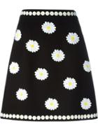 Dolce & Gabbana Daisy Applique Skirt