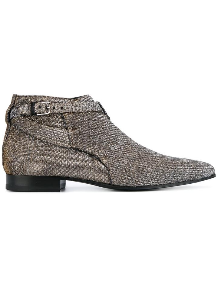 Saint Laurent 'london 20' Jodhpur Cropped Boots
