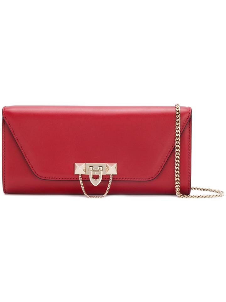 Valentino Valentino Garavani Demilune Clutch - Red