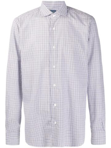 Barba Dandylife Check Shirt - White