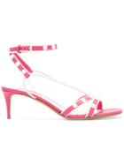 Valentino Valentino Garavani Vltn Free Rockstud Sandals - Pink &