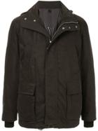 Cerruti 1881 Field Hooded Jacket - Black