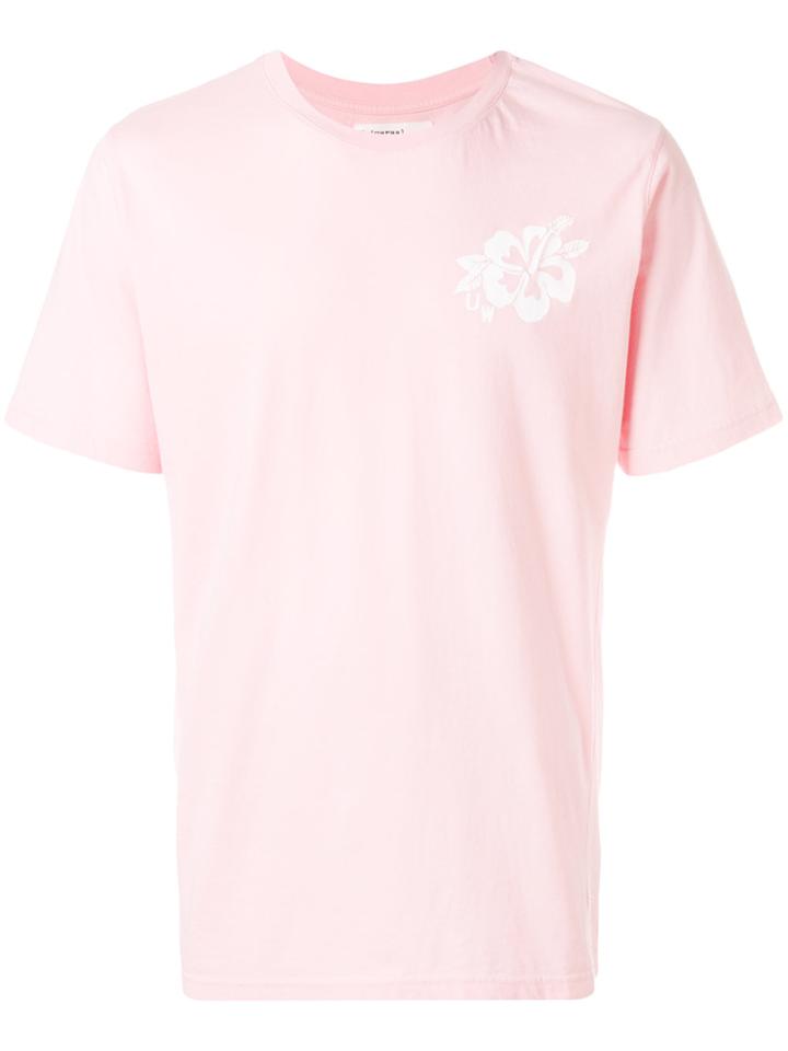 Universal Works Flower Print T-shirt - Pink & Purple