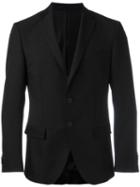 Button Up Blazer, Men's, Size: 46, Black, Virgin Wool/mohair/cupro, Boss Hugo Boss