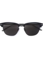 Bottega Veneta Eyewear Square Frame Sunglasses, Adult Unisex, Black, Titanium