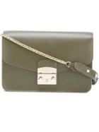 Furla Foldover Shoulder Bag - Green