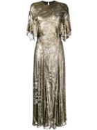 Bianca Spender Amour Cleopatra Dress - Metallic