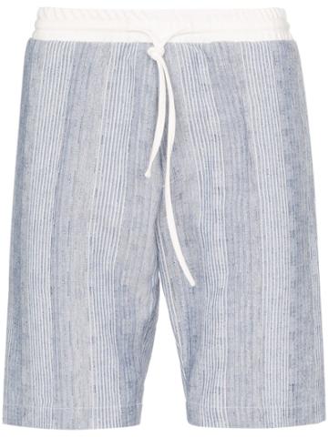 Prévu Eden Striped Shorts - Blue