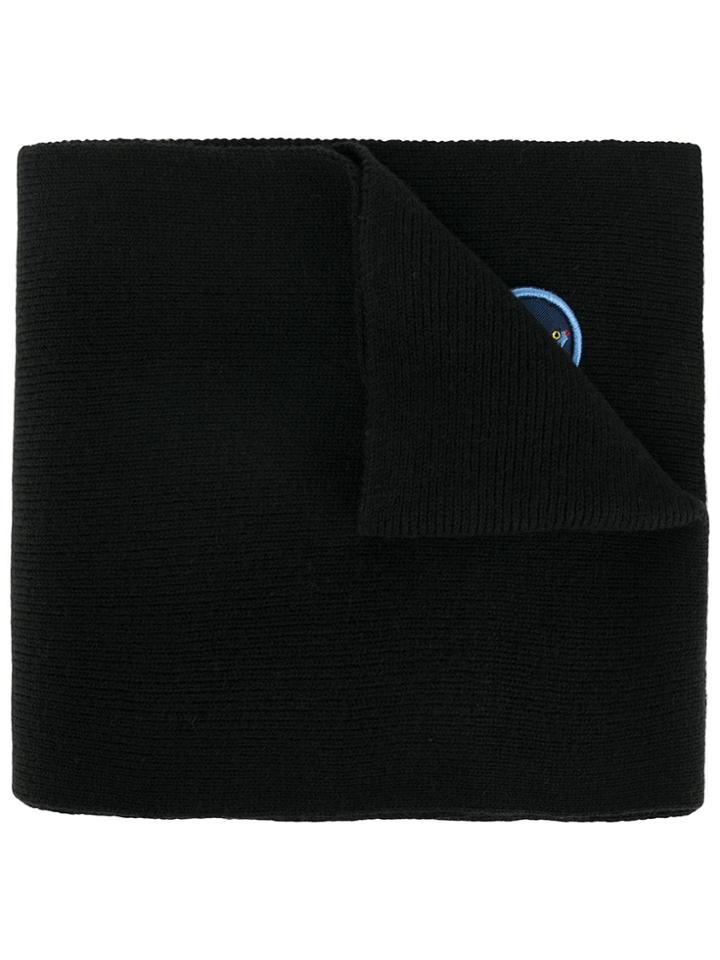 Dsquared2 Patch Appliqué Scarf - Black