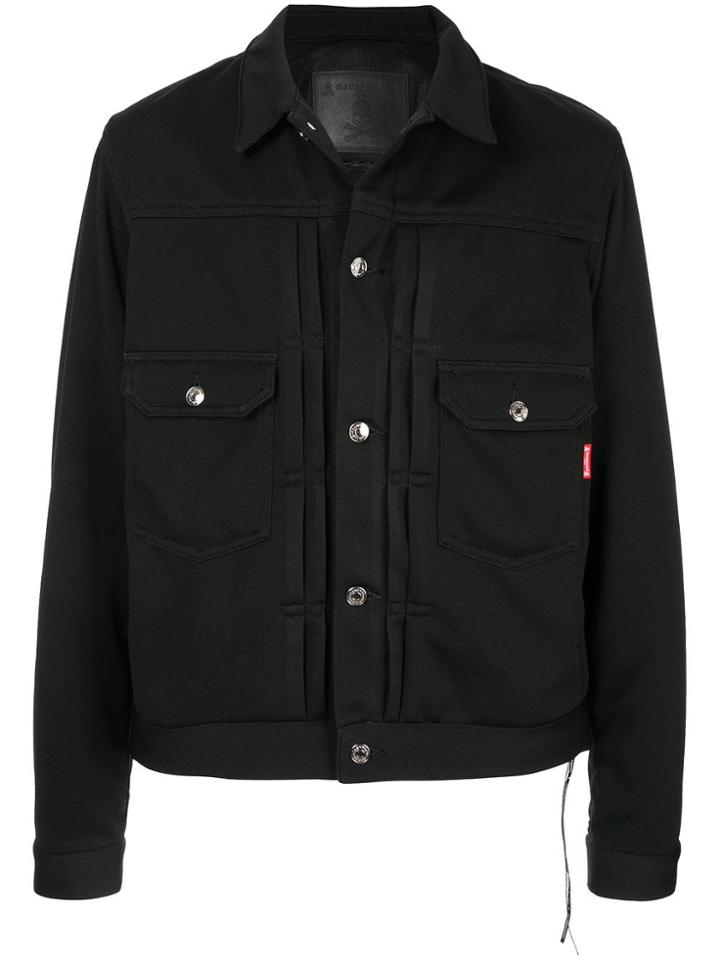 Mastermind Japan Skull Snap Button Jacket - Black