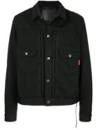 Mastermind Japan Skull Snap Button Jacket - Black