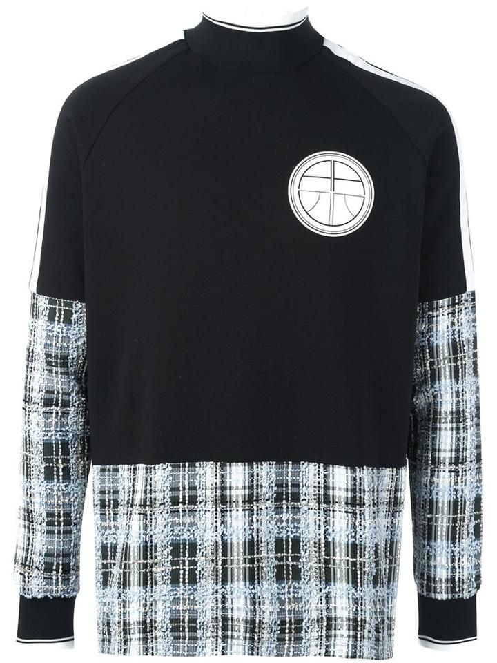 Astrid Andersen Tweed Patchwork Sweatshrit