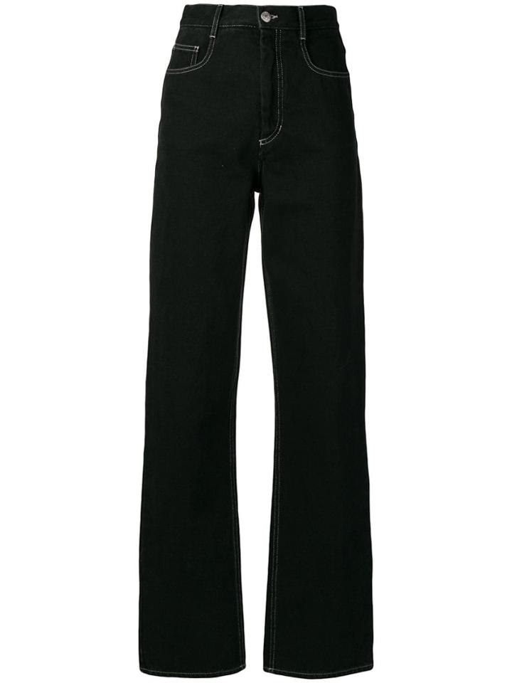 Isabel Marant Straight Leg Denim - Black