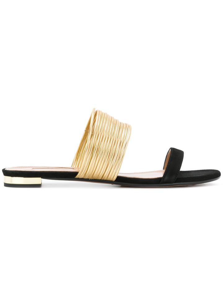 Aquazzura Rendez Vous Mules - Black