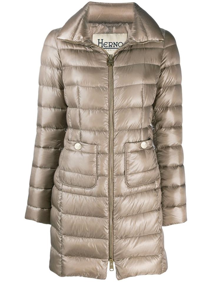 Herno Maria Zipped Jacket - Neutrals