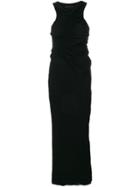 Haider Ackermann Ruched Midi Dress - Black