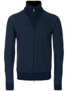 Loro Piana Zipped Cardigan - Blue