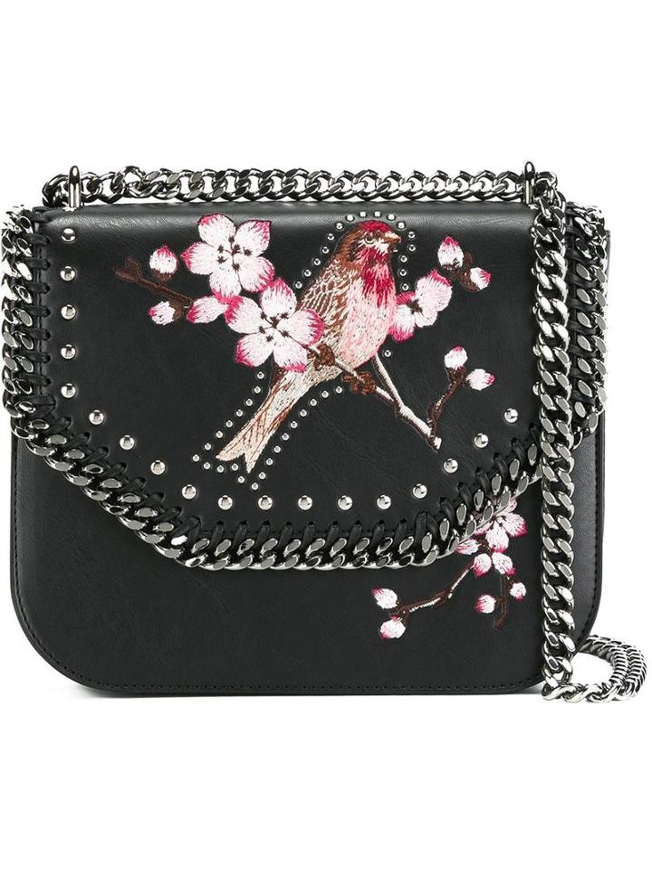 Stella Mccartney Falabella Box Bird Bag, Women's, Black, Artificial Leather