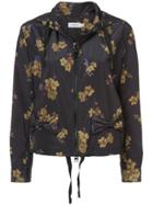 Coach Forest Floral Print Hoodie - Blue