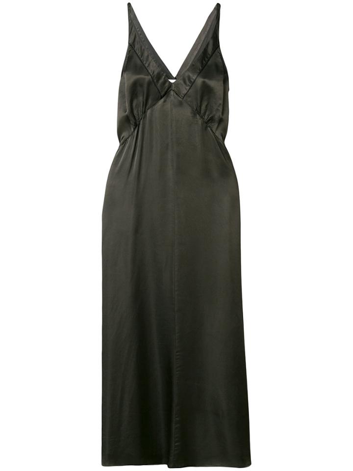 Forte Forte V-neck Flared Dress - Green
