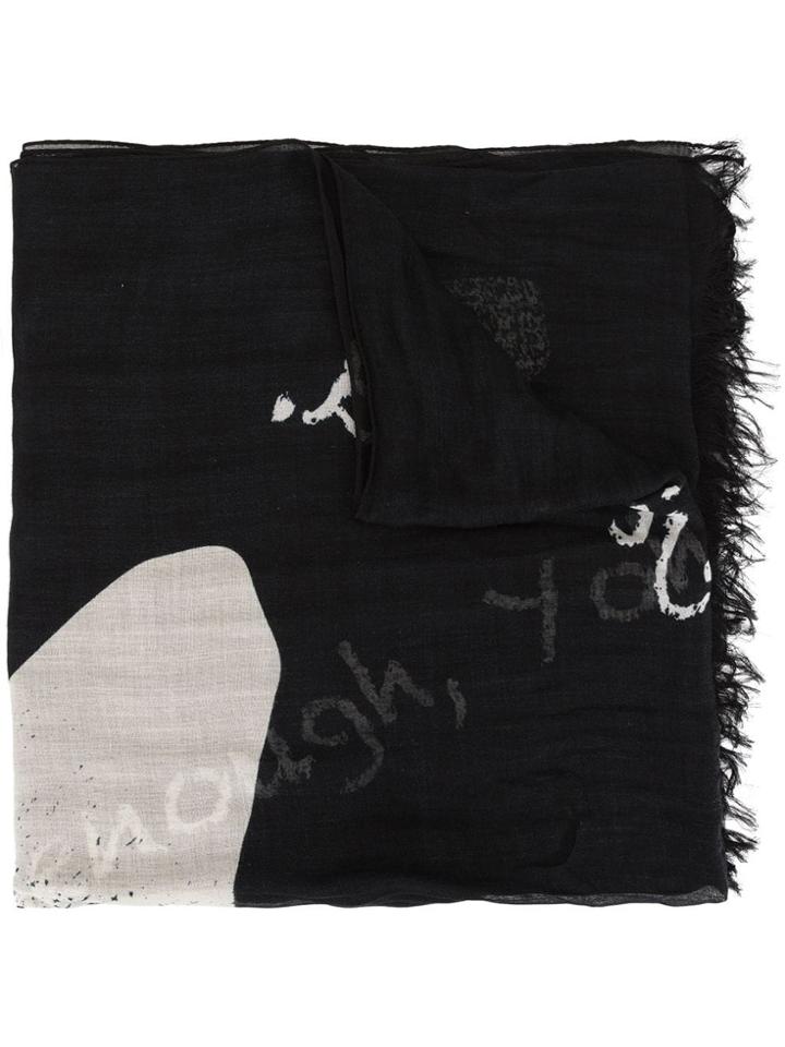 Discord Yohji Yamamoto Dog Girl Scarf - Black