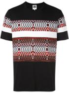 Les Hommes Urban Mixed Print T-shirt, Men's, Size: Xl, Black, Cotton