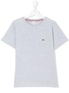 Lacoste Kids Teen Logo T-shirt - Grey