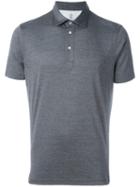 Brunello Cucinelli Classic Polo Shirt, Men's, Size: Medium, Grey, Silk/cotton
