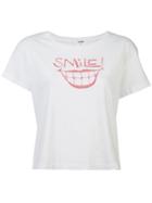 Re/done Classic Smile T-shirt - White