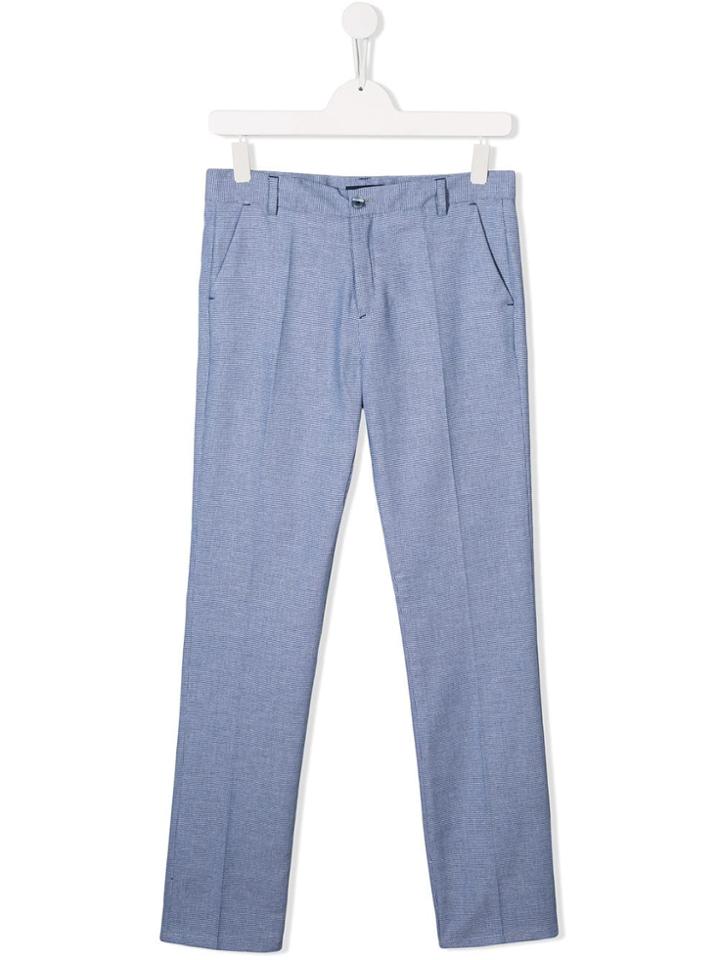 Harmont & Blaine Junior Teen Straight Leg Trousers - Blue
