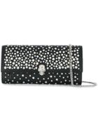 Alexander Mcqueen Studded Chain Wallet - Black