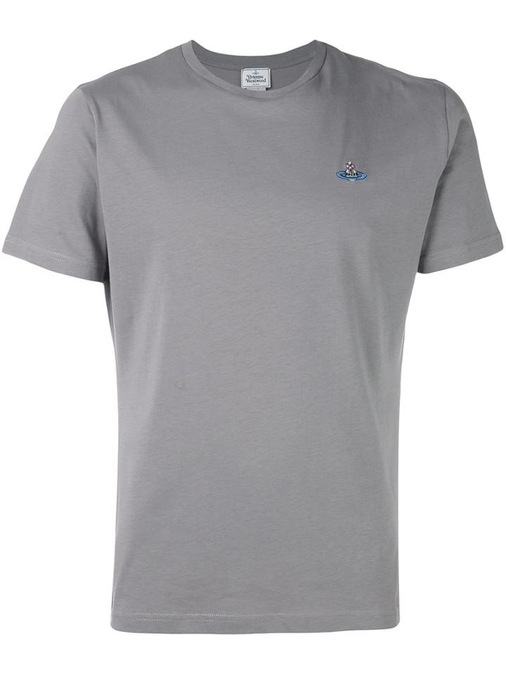 Vivienne Westwood Man Slim-fit T-shirt, Men's, Size: Xl, Grey, Cotton