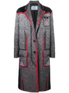 Prada Classic Tailored Overall Coat - Black