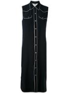 Rag & Bone Sleeveless Shirt Dress - Blue