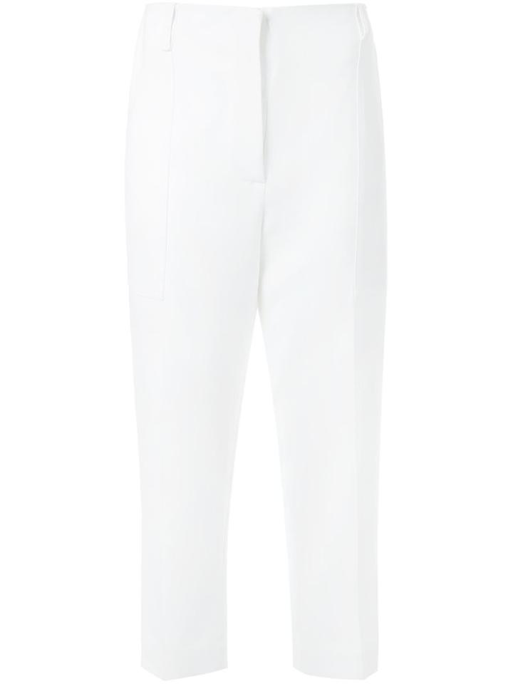 Dion Lee Utility Boy Trouser, Size: 8, White, Spandex/elastane/acetate/viscose