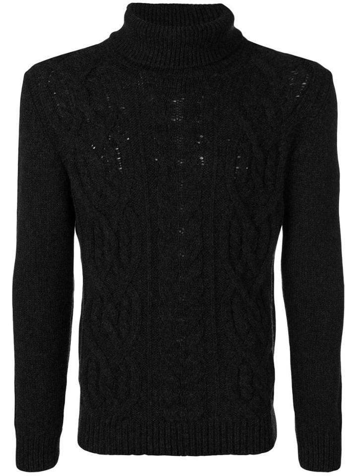 Tagliatore Turtleneck Sweater - Black