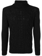 Tagliatore Turtleneck Sweater - Black