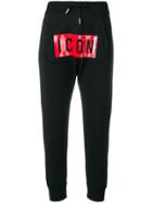 Dsquared2 Icon Patch Track Pants - Black