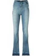 J Brand Flared Jeans, Women's, Size: 27, Blue, Cotton/lyocell/spandex/elastane